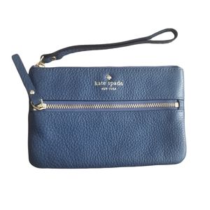 NWOT Kate Spade Wristlet Blue